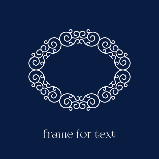 frame for text - Wektor, obraz