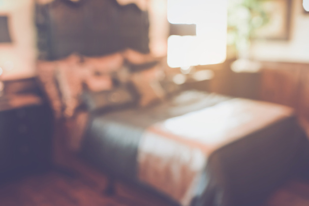 Blurred Bedroom with Retro Filter - Fotografie, Obrázek