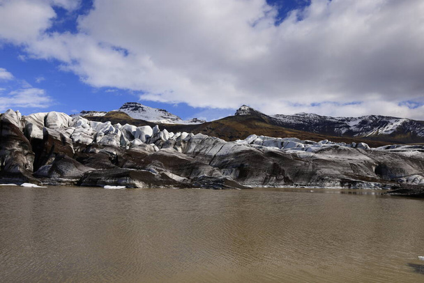 Svnafellsjkull je ledovec na Islandu a je ledovcem jazyka Vatnajkull - Fotografie, Obrázek