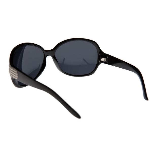 Black sunglasses isolated on a white background. - Photo, Image
