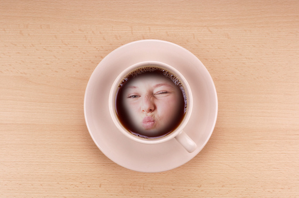 kávé csók - Fotó, kép