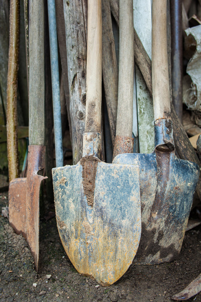 Rusty gardening tools - Φωτογραφία, εικόνα