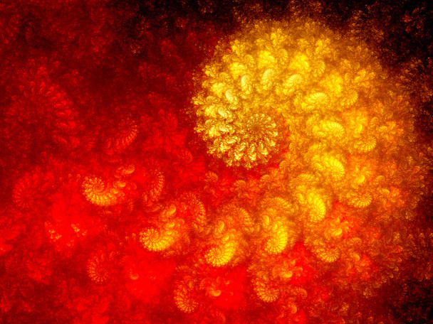 Colorful fractal spirals - Photo, Image