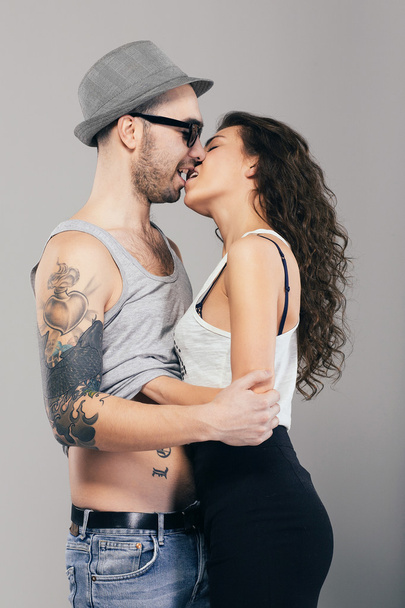 Sexy young passionate couple - Φωτογραφία, εικόνα