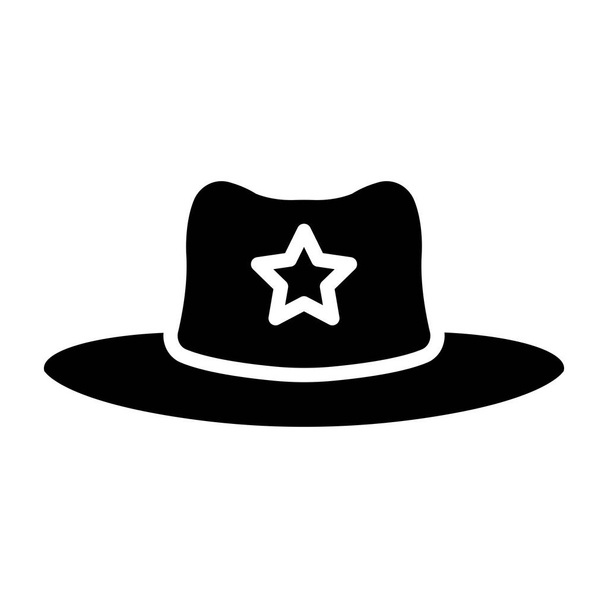 Ilustración del diseño del icono del sombrero Vector - Vector, Imagen