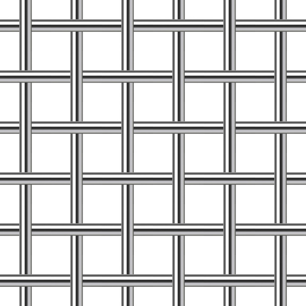 chrome metal grid seamless background - Vector, Image