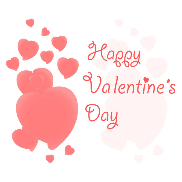 14 февраля иллюстрация ко Дню Святого Валентина. Концепция идеи Дня Святого Валентина. - Вектор,изображение