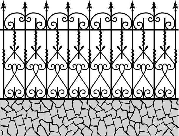 Ferforje çit - Fotoğraf, Görsel