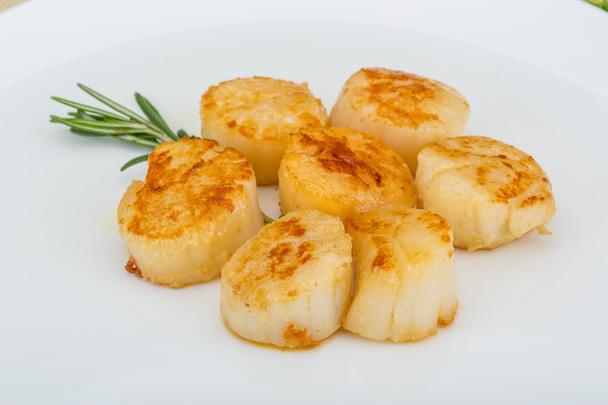 Grilled scallops - Photo, Image