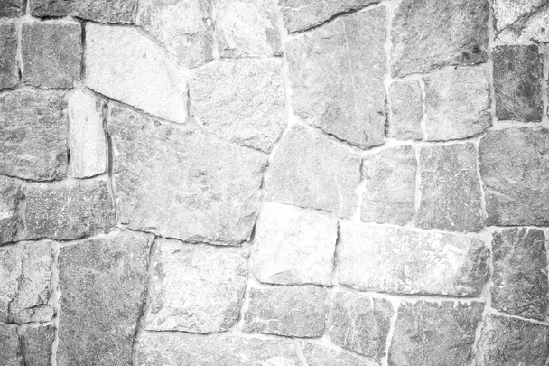 Textura da parede de pedra Tom suave Cor branca
 - Foto, Imagem