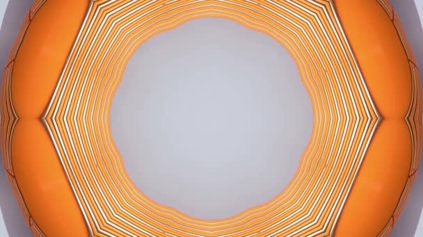 Una animación de bucle abstracto con movimientos de patrón fractal coloridos - Imágenes, Vídeo