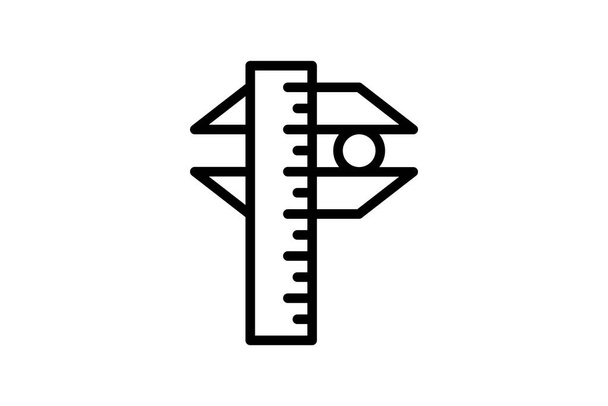 Método científico Icono de línea de investigación, icono de esquema, vector, icono de píxel perfecto - Vector, imagen