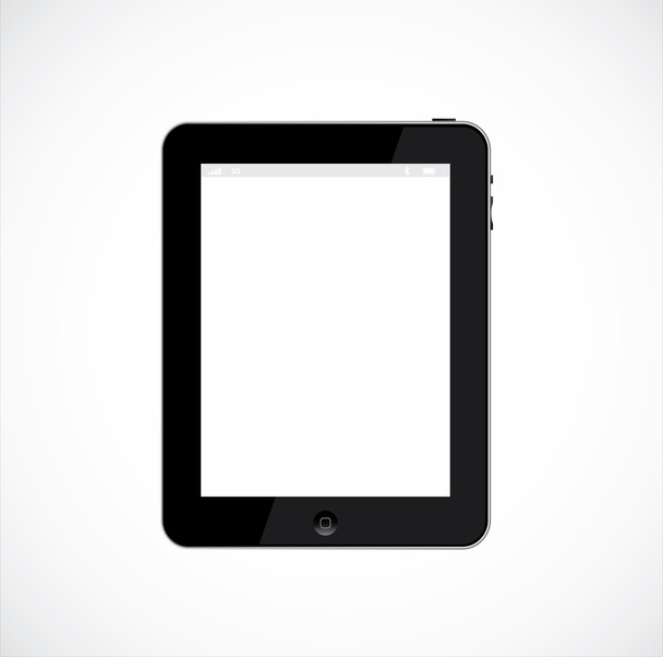 Realistischer Tablet-PC - Vektor, Bild