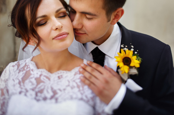 Wedding bride and groom - Фото, изображение