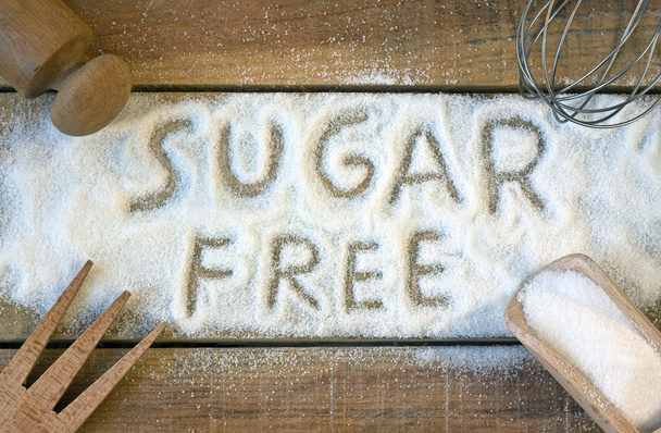a cukor szabad szó háttérrel  - Fotó, kép
