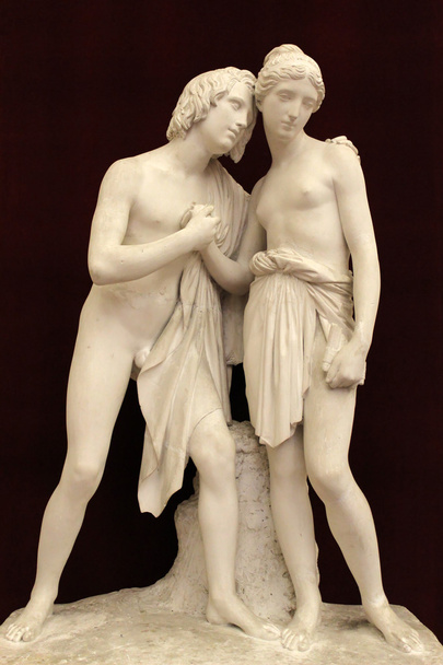 griechisches Statuenpaar - Foto, Bild