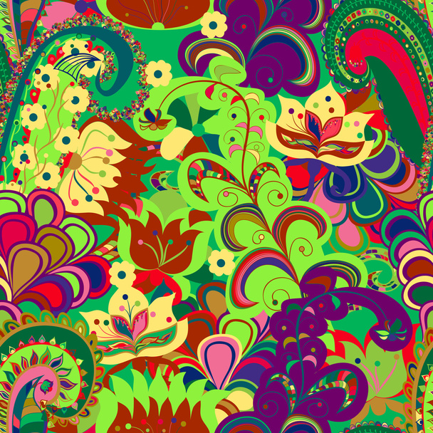 Seamless ornament ethnic background. Abstract pattern.  EPS-8 ve - Vektori, kuva