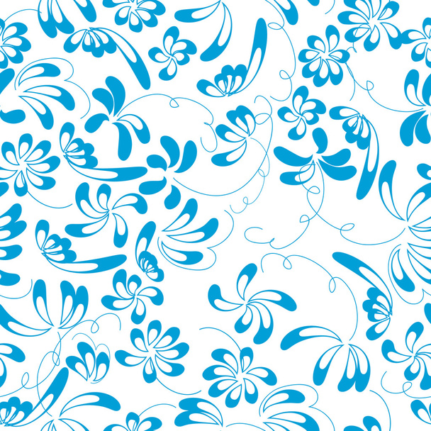 Floral vector seamless pattern - Vektor, kép