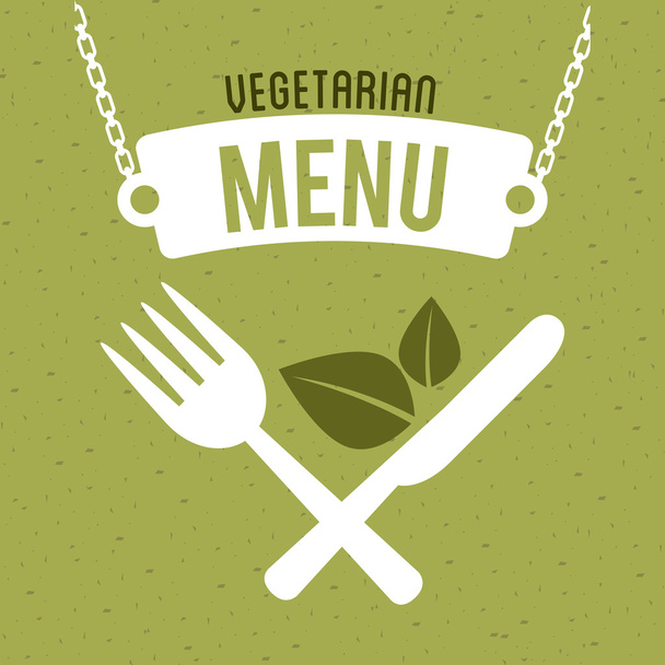 vegetariánské jídlo - Vektor, obrázek