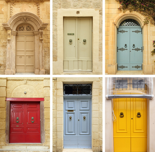 Elegant old doors collection - Photo, Image
