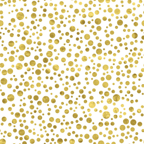 White and gold pattern - Vector, Image