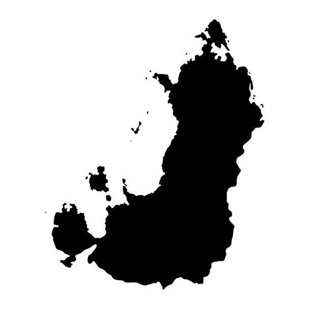 Diana regio kaart, administratieve indeling van Madagaskar. Vectorillustratie. - Vector, afbeelding