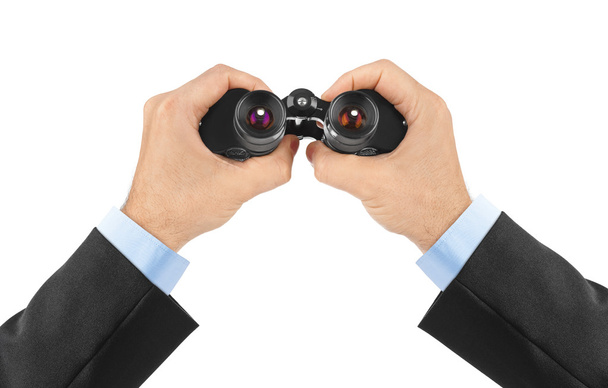 Hands with binoculars - Foto, Imagem