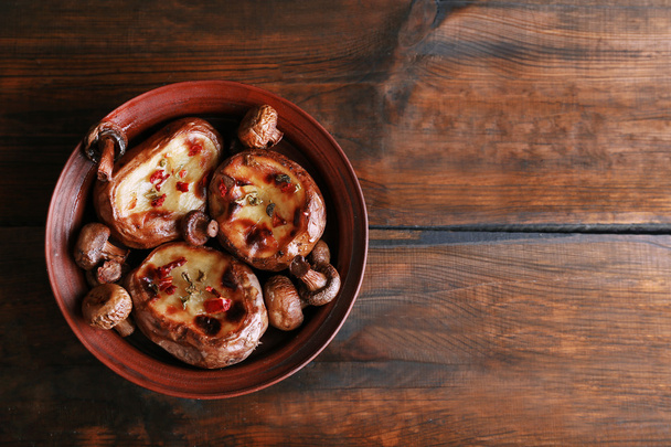 Baked potatoes with mushrooms - Photo, Image