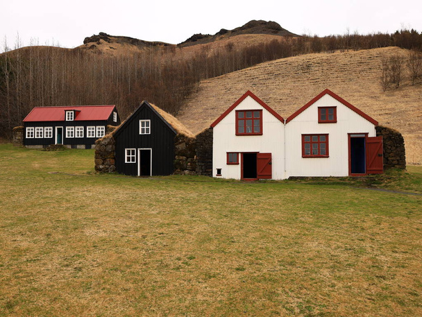 Skogar Museum στη Νότια Ισλανδία, είναι μια συλλογή πολιτιστικής κληρονομιάς από 18.000 τοπικά αντικείμενα λαϊκής τέχνης εκτίθενται σε 3 μουσεία και 6 ιστορικά κτίρια. - Φωτογραφία, εικόνα