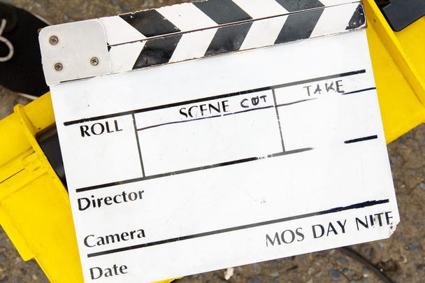 Image of Film Slate on set - Photo, Image