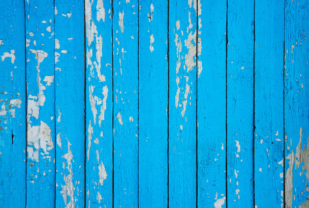 Texture of Wood blue panel for background - Foto, Imagen
