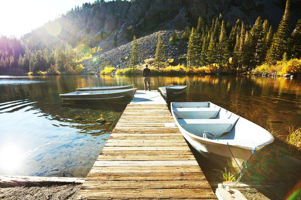 Autumn lake - Фото, изображение