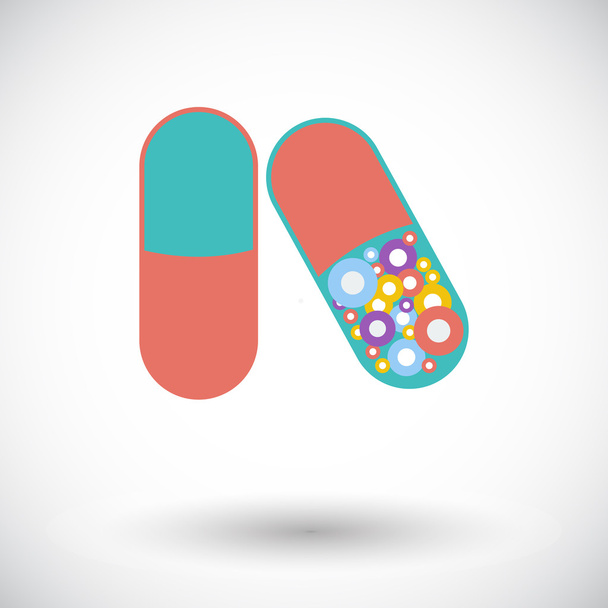 Pills icon. - Vector, Image