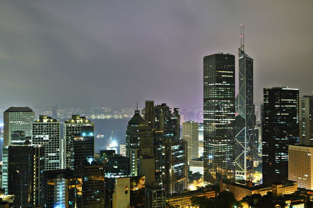 Hong Kong at mid night - Photo, Image