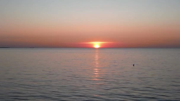 Sunset at Zingst Beach; Darss; Németország - Felvétel, videó