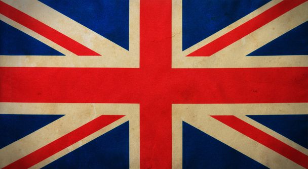 Flaga grunge Anglii - Zdjęcie, obraz