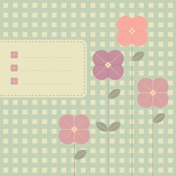 Flowers Background - Vector, afbeelding