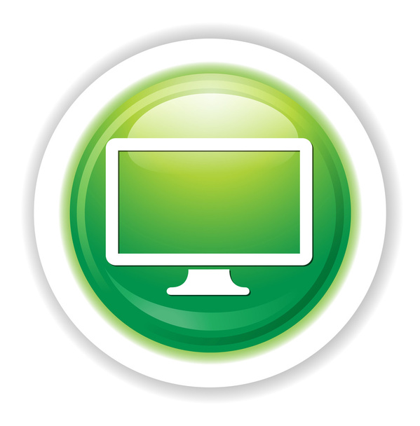 Monitor web icon - Вектор,изображение