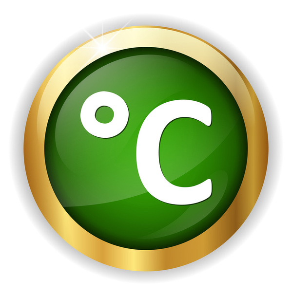 Weather celsius degree icon - Vector, Imagen