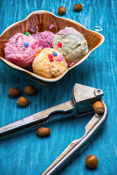 sorvete na tigela  - Foto, Imagem