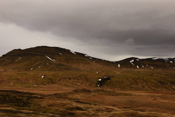 Der Snaefellsjokull Nationalpark ist ein isländischer Nationalpark in der Gemeinde Snaefellsbaer im Westen des Landes - Foto, Bild
