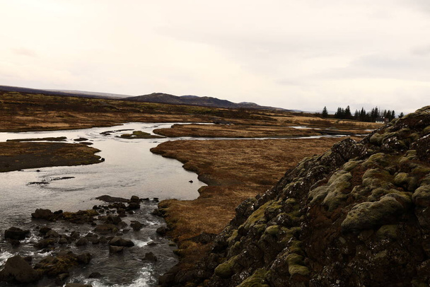 Thingvellir είναι μια ιστορική τοποθεσία και εθνικό πάρκο στη νοτιοδυτική Ισλανδία, 50 χιλιόμετρα ανατολικά του Ρέικιαβικ - Φωτογραφία, εικόνα