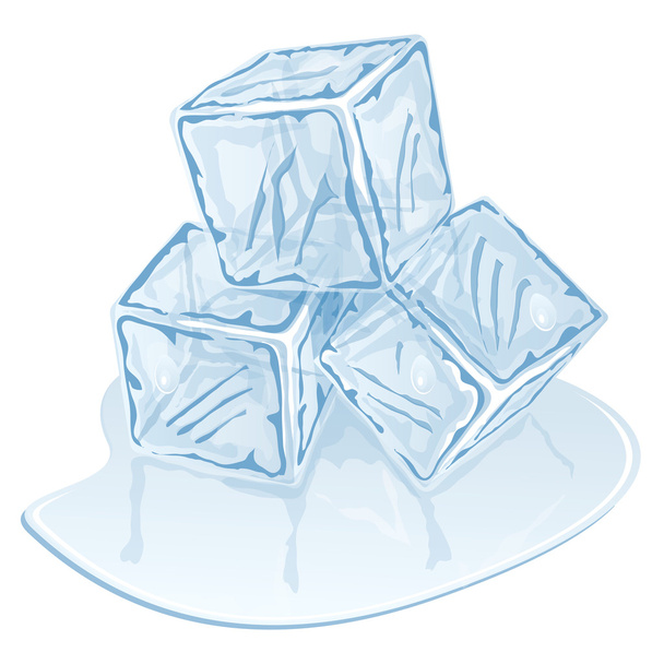ice cube stapel - Vector, afbeelding