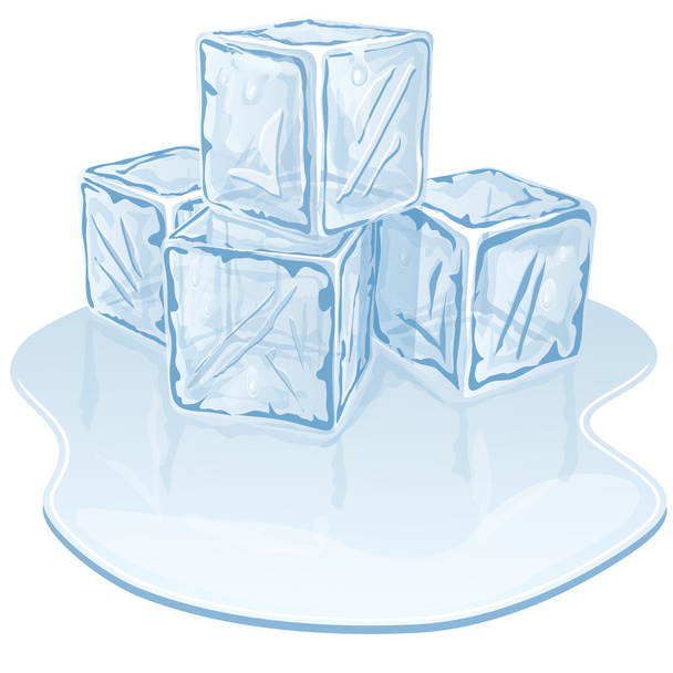 Ice cube-halom - Vektor, kép