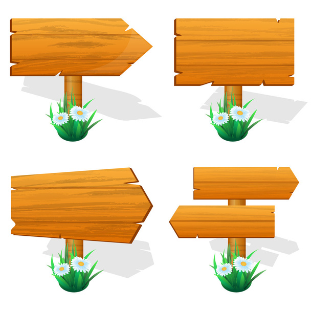 деревянные доски - Вектор,изображение