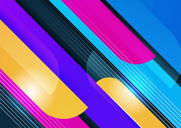 Abstrato colorido fundo vetor geométrico gradiente - Vetor, Imagem