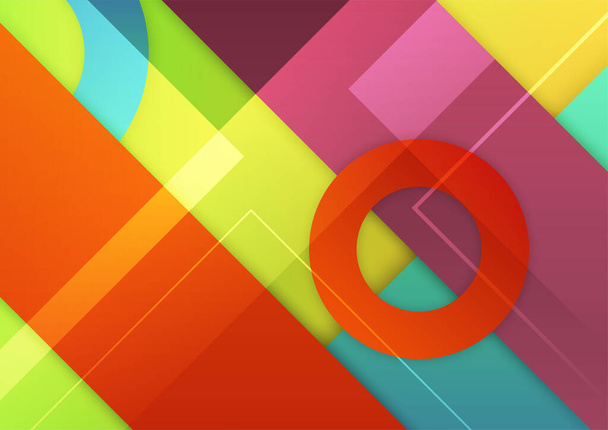 Abstrato colorido fundo vetor geométrico gradiente - Vetor, Imagem