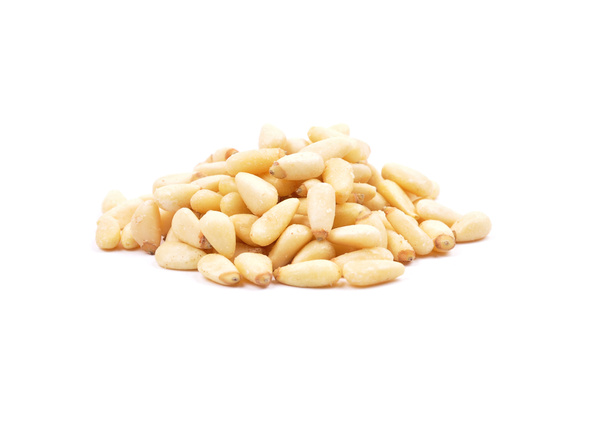 Pine nuts on white - Photo, Image