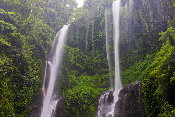 インドネシア・バリ島の滝 - 写真・画像