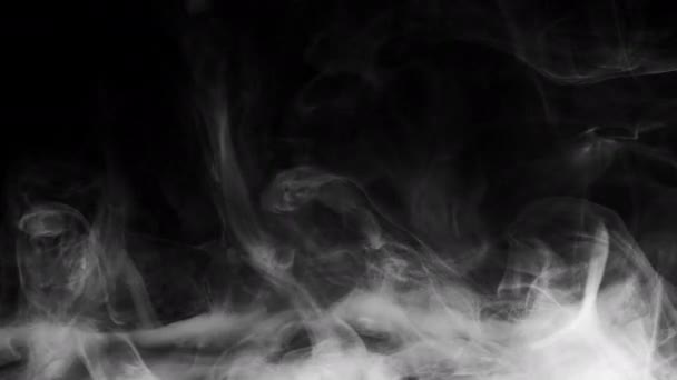Abstraktní kouřová mlha a mlha efekt víření šíří surrealistické tvary pozadí textury - Záběry, video
